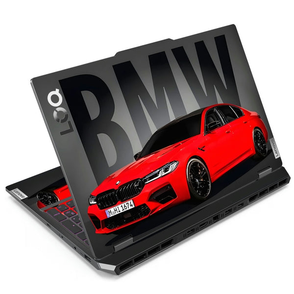 Laptop Skin - BMW M Series Red Sedan