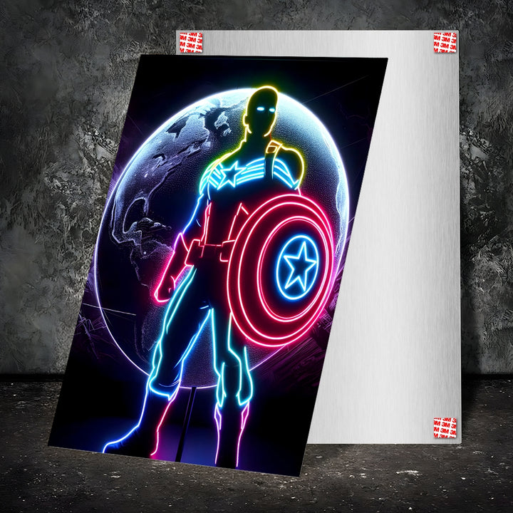 Metal Poster - Superhero Captain America CAP11