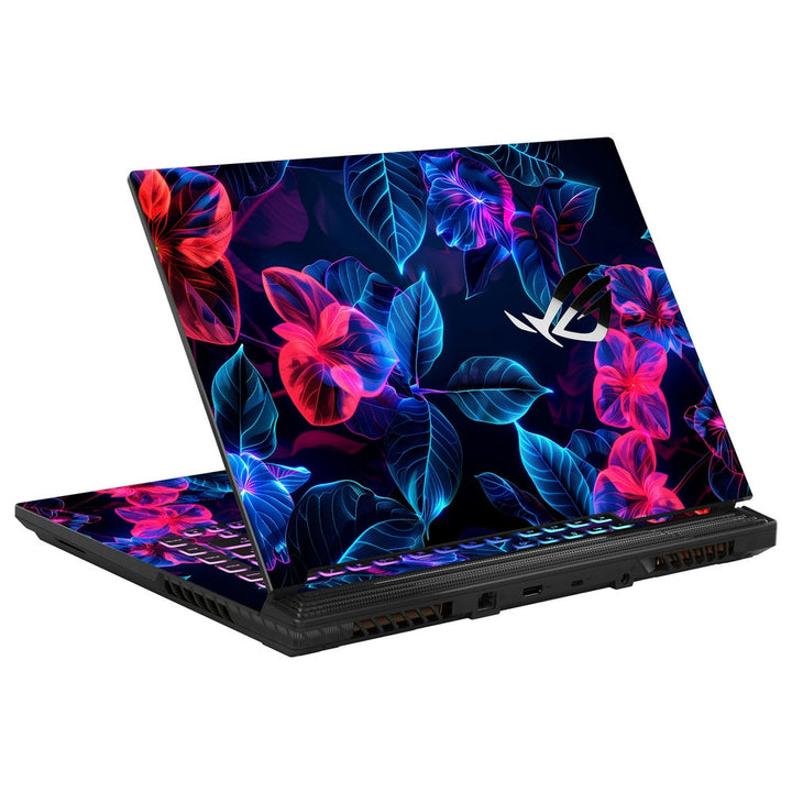 Asus Laptop Skin - Vivid Pink and Blue Floral