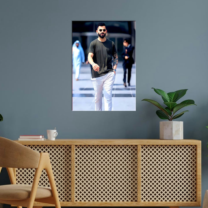 Metal Poster - Indian Cricketer Virat Kohli VK06