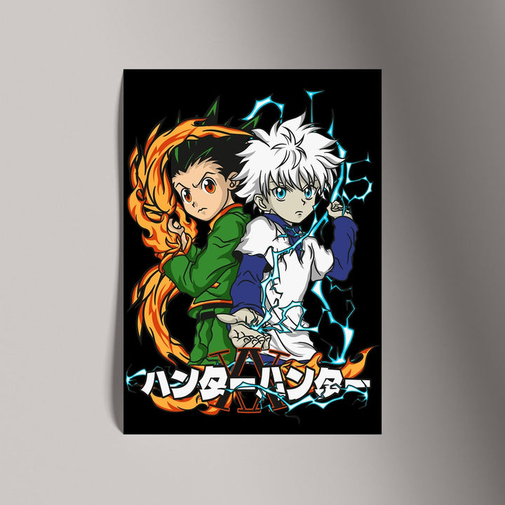 Self Adhesive Textured Vinyl Poster Hunter x Hunter Gon & Killuas Journey