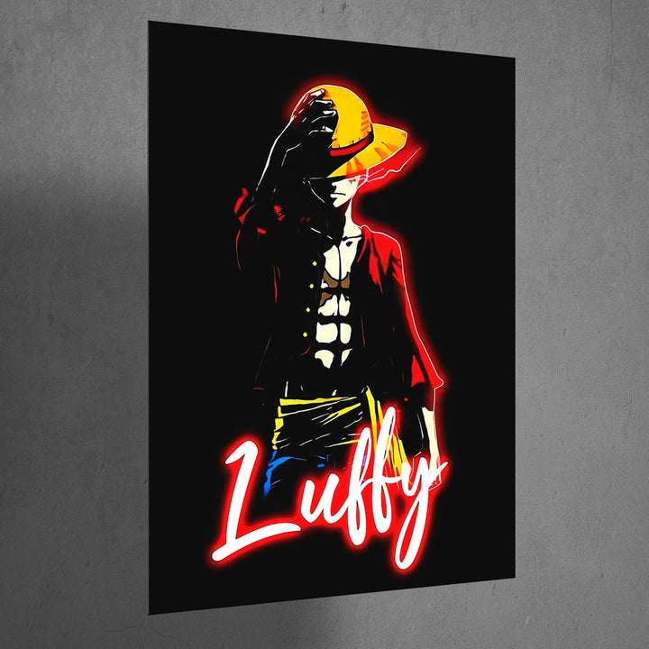 Metal Poster - One Piece Monkey D Luffy OP51