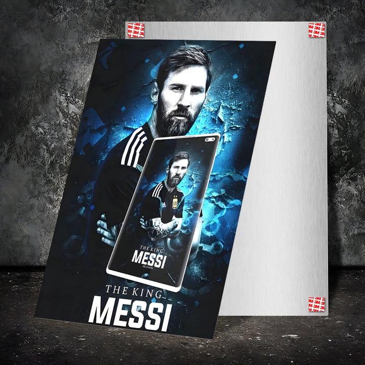 Metal Poster - Footballer Lionel Messi LM02