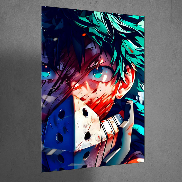 Metal Poster - Anime Izuku Midoriya