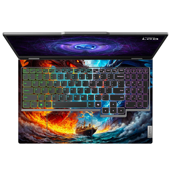 Lenovo LOQ Laptop Skin - Dragon Fire and Ice