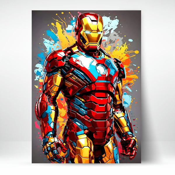 Metal Poster - Superhero Iron Man IM05