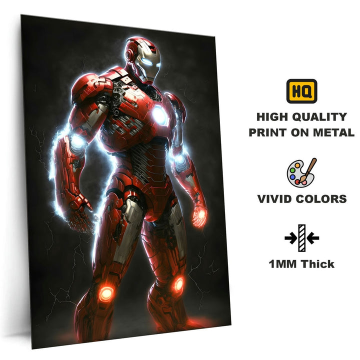 Metal Poster - Superhero Iron Man IM11