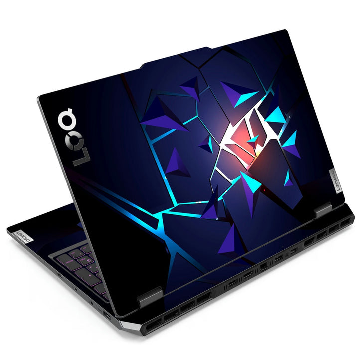 Lenovo LOQ Laptop Skin - Neon Crystal 3D Explosion