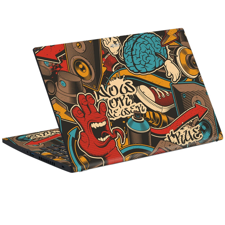 Laptop Skin for Acer - Spray Brain Graffiti_UV