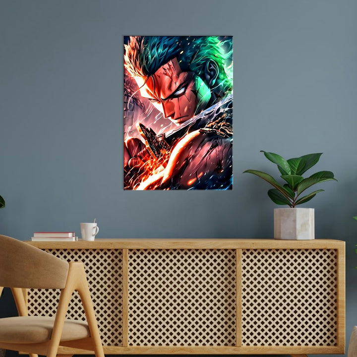 Metal Poster - One Piece Roronoa Zoro OP37