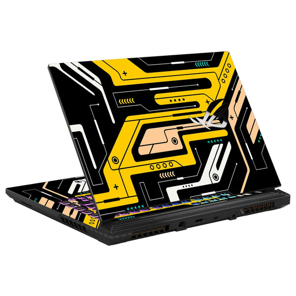 Asus Laptop Skin - Golden Circuit