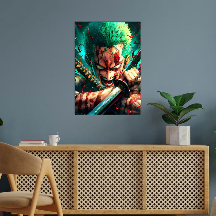 Metal Poster - One Piece Roronoa Zoro OP21