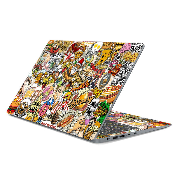 Lenovo Laptop Skin - Pizza Sticker Bomb