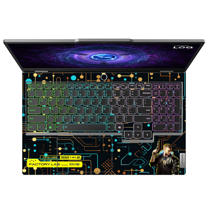 Lenovo LOQ Laptop Skin - Cyberpunk Cyber Grid