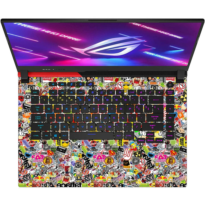 Asus Laptop Skin - Hand Sticker Bomb