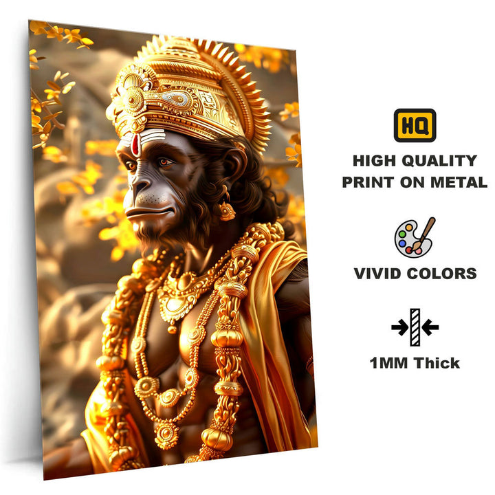 Metal Poster - Lord Hanuman LH01