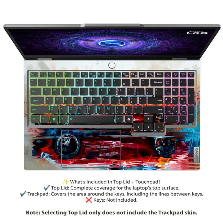 Laptop Skin - Luxury Car Reflection