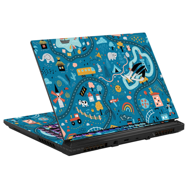 Asus Laptop Skin - Road Map