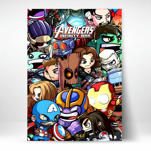 Metal Poster - Superhero Avengers AV01