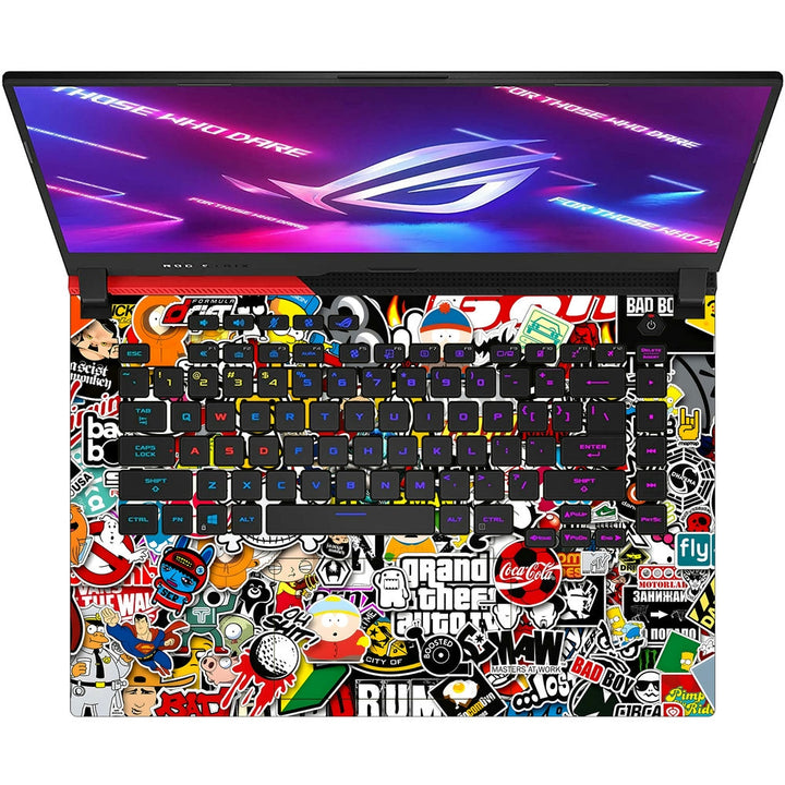 Asus Laptop Skin - Sticker Bomb