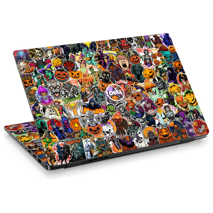 Dell Laptop Skin - Halloween Sticker Bomb