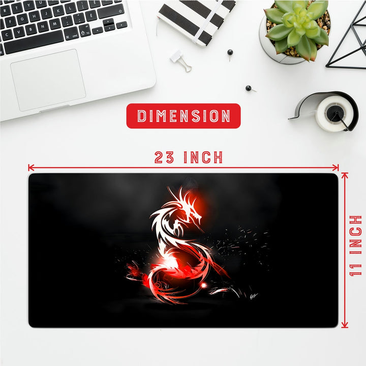 Anti-Slip Desk Mat Gaming Mouse Pad - MSI Gaming Red Dragon