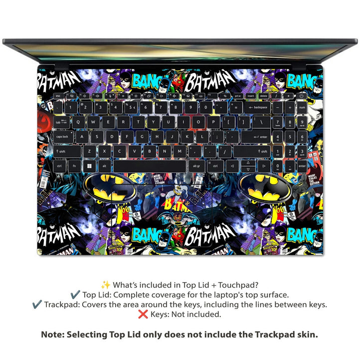 Acer Laptop Skin - Batman Gotham Collage