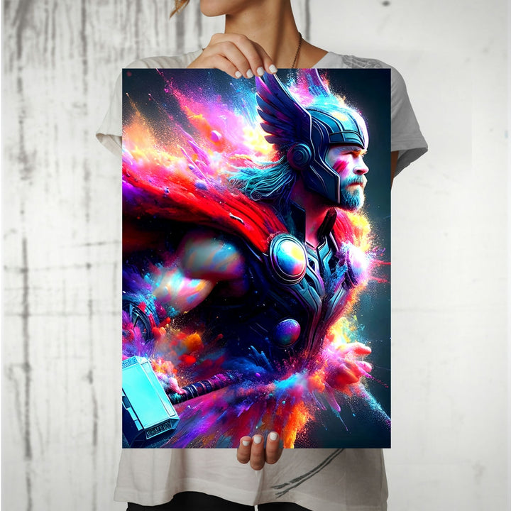 Metal Poster - Superhero Thor TH03