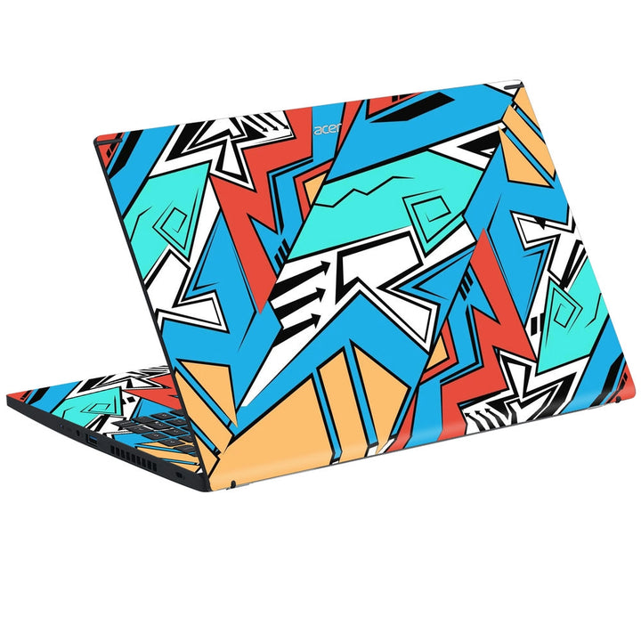 Acer Laptop Skin - Three Black Arrows Abstract