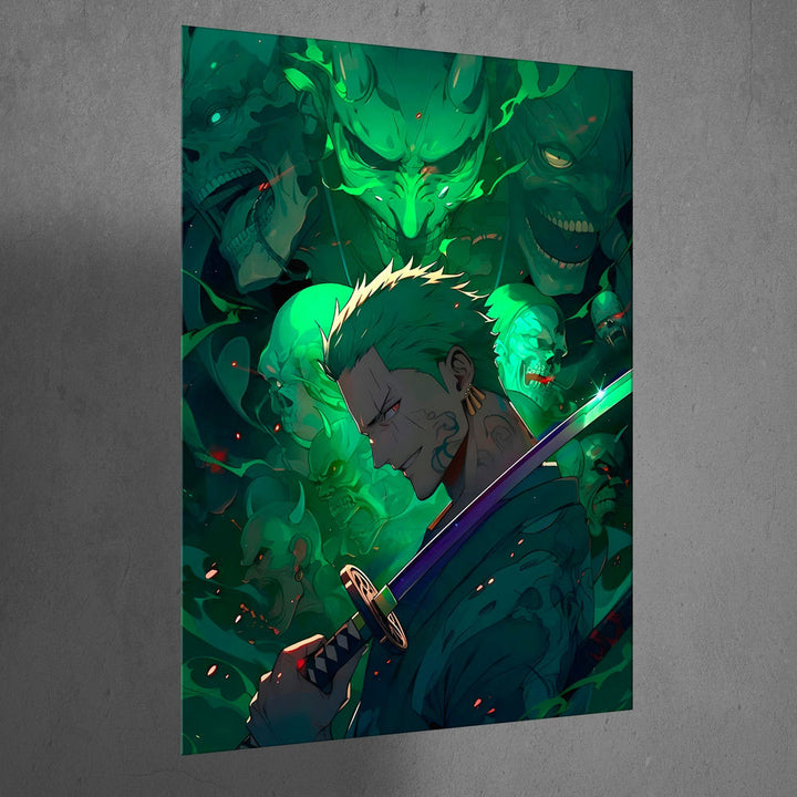 Metal Poster - One Piece Roronoa Zoro OP29