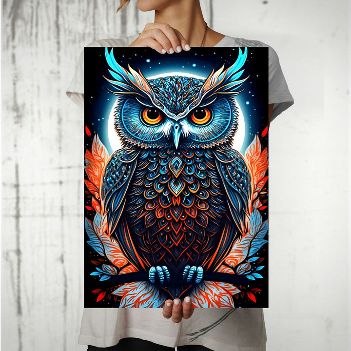 Metal Poster - Wildlife Owl WO02