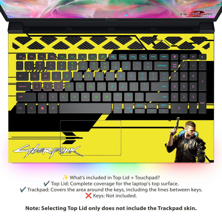 Dell Laptop Skin - Cyberpunk Quantum Shadow