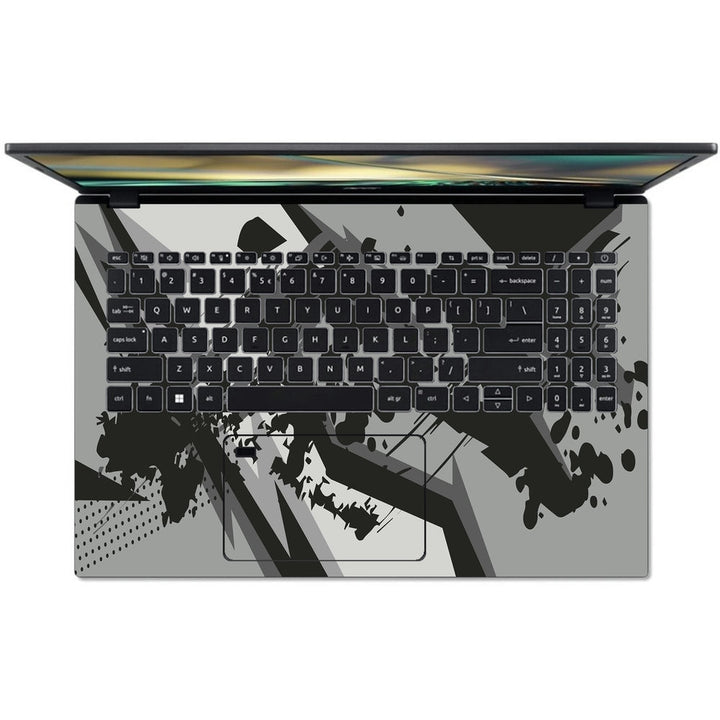 Acer Laptop Skin - Grayscale Splash