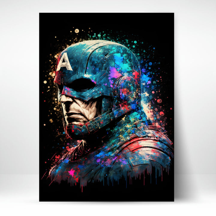 Metal Poster - Superhero Captain America CAP18