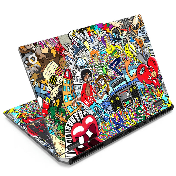 Laptop Skin - Pop Art Music Vibes