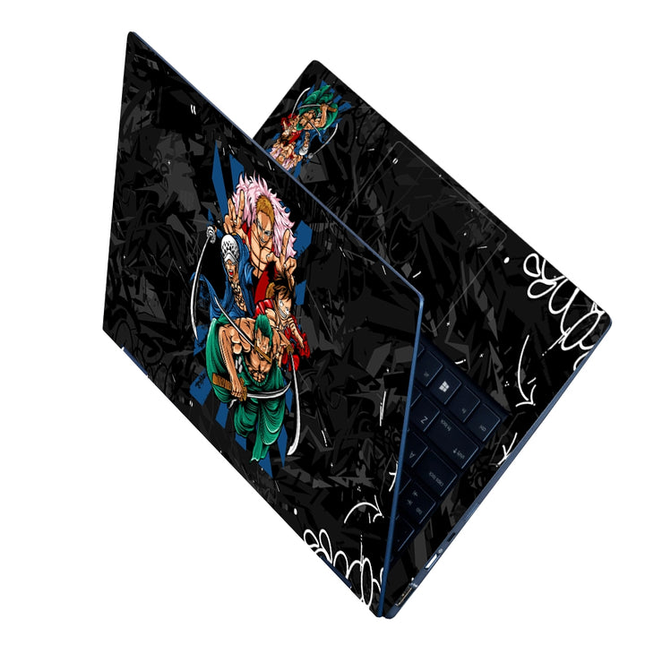 Laptop Skin - One Piece Anime Action DS16