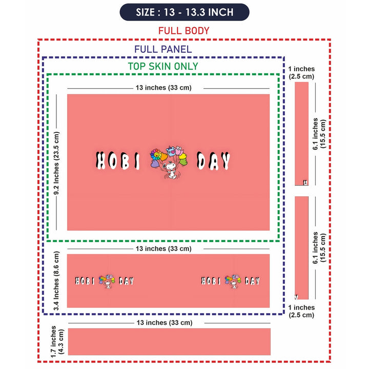 Laptop Skin - Hobiday Heart Ballon