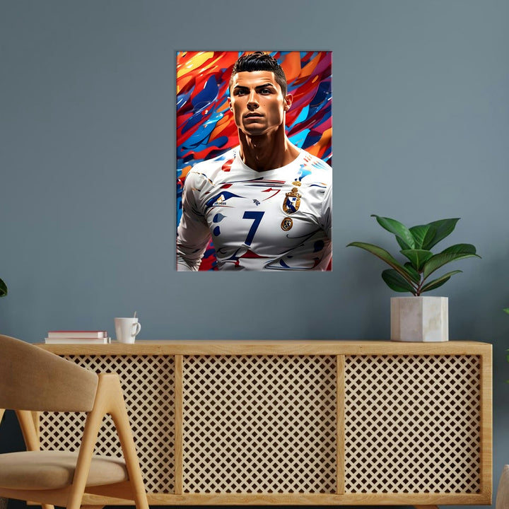 Metal Poster - Footballer Cristiano Ronaldo F02