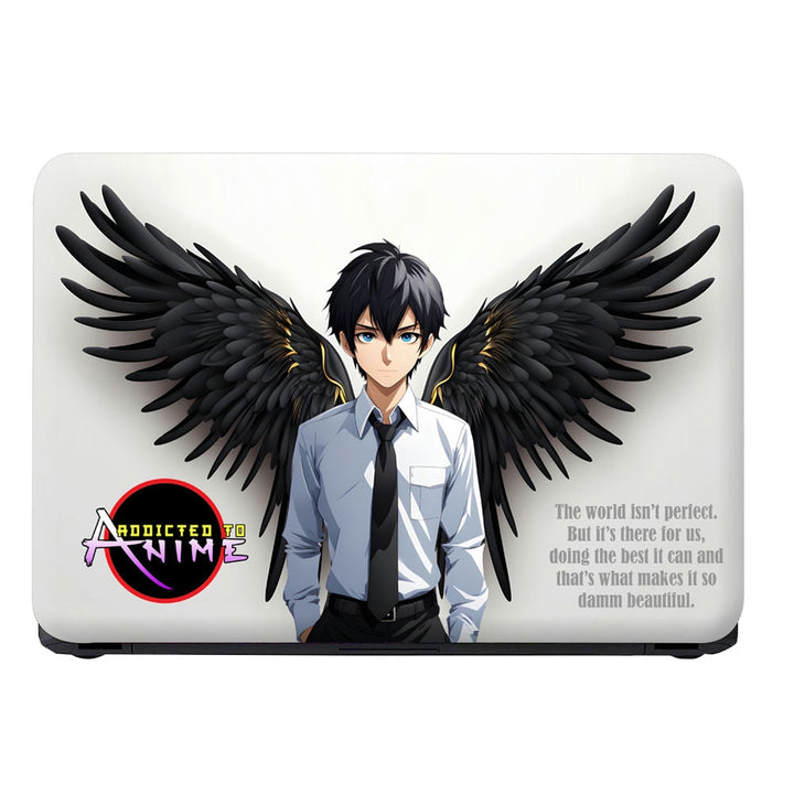 Laptop Skin - Addicted to Anime Wings