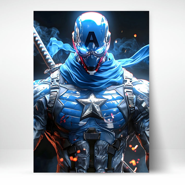 Metal Poster - Superhero Captain America CAP14