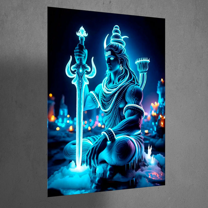 Metal Poster - Lord Shiva LS13