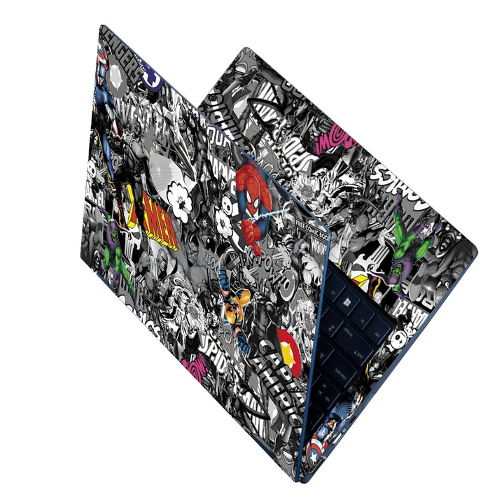 Laptop Skin - Superheroes Sticker Bomb