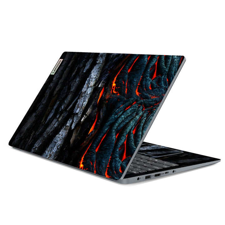 Lenovo Laptop Skin - Orange Lava in Tree Root