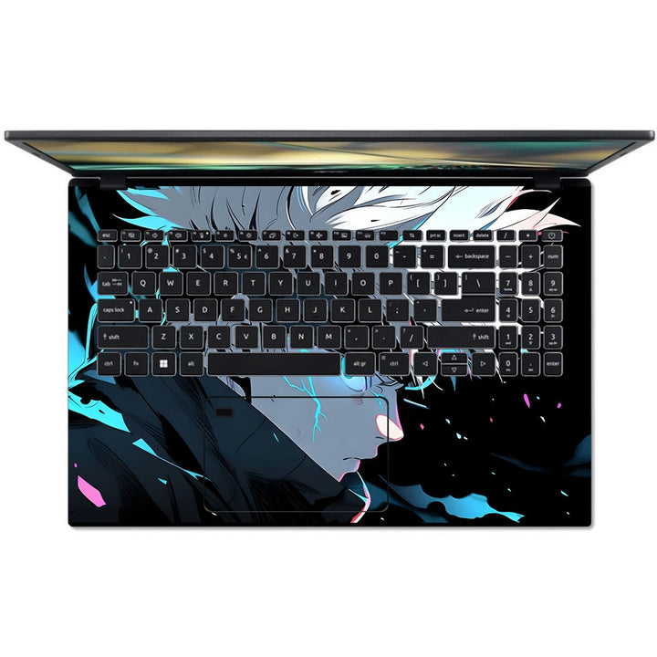 Acer Laptop Skin - Satoru Gojo Acid Blue Eyes Jujutsu Kaisen