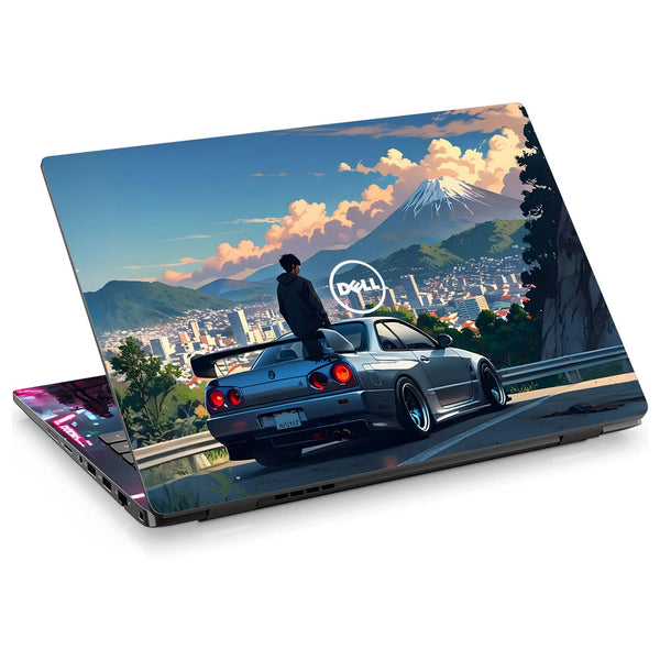 Dell Laptop Skin - Skyline Racer Vibes