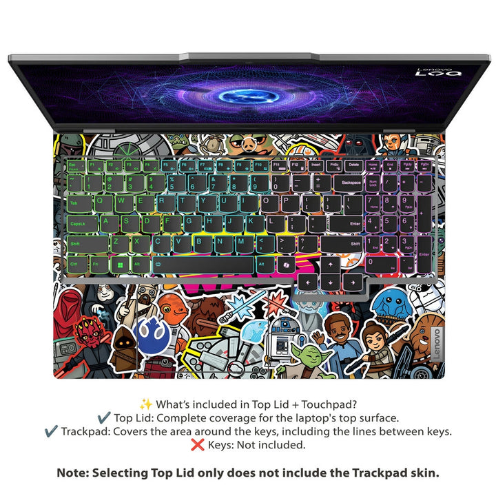 Laptop Skin - Star Wars Collage