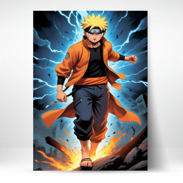 Metal Poster - Naruto Uzumaki NU02