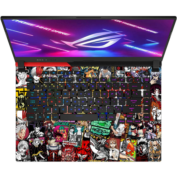 Asus Laptop Skin - Anime Arcade Sticker Bomb