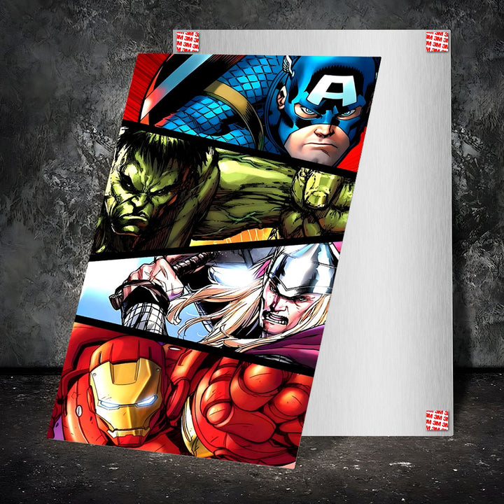 Metal Poster - Superhero Avengers AV02