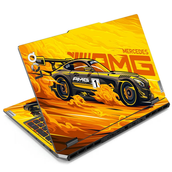 Laptop Skin - Mercedes AMG GT3 Yellow